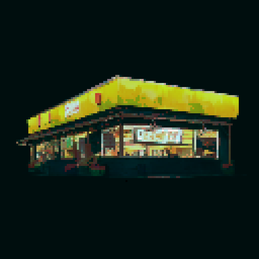 Waffle House on a black background