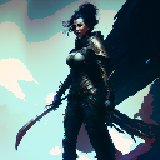 female barbarian, tall, menacing, full body, intense glare, angry, large axe, tribal tight-fitting clothing, Action Pose, Imposing stance, fantasy Medieval RPG