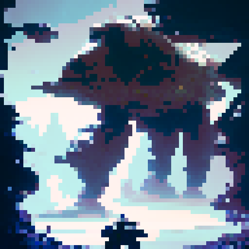 Create a futuristic pixel art game asset of a fierce warrior wielding a heavy-duty machine gun amidst a sci-fi landscape.