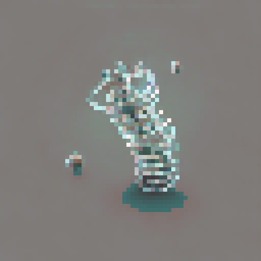 a coiled metal spring
