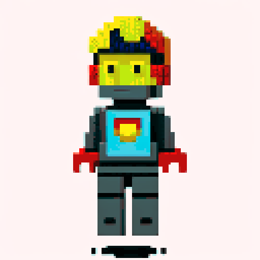 ironman lego pixel