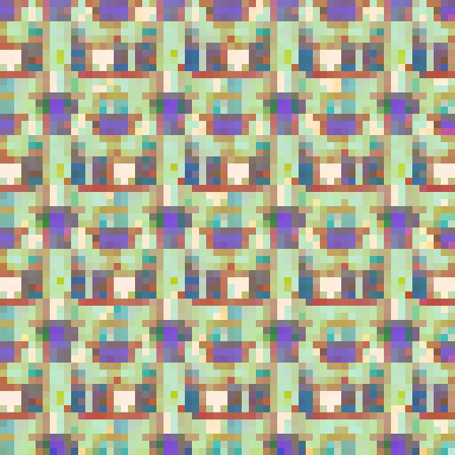 repeating seamless pattern pixeled in circles with small spacing