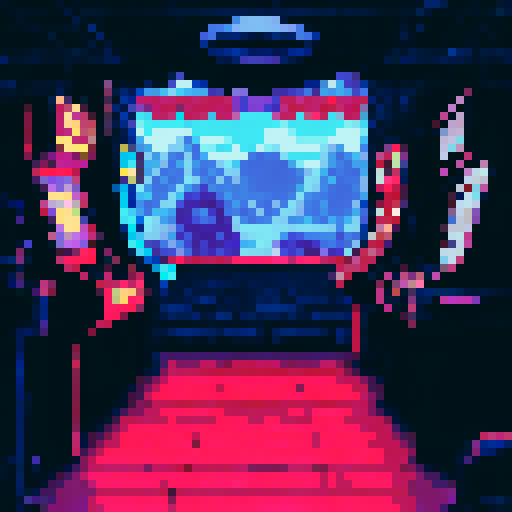 make a logo for an arcade, I want it to be an arcade machine by itself