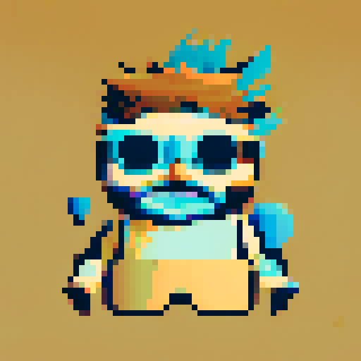 sunglasses with blue mirror lenses, in the style of justin roiland, dark black and light aquamarine, kai fjell, flattering lighting, over, high contrast, ray collins, realistic blue skies