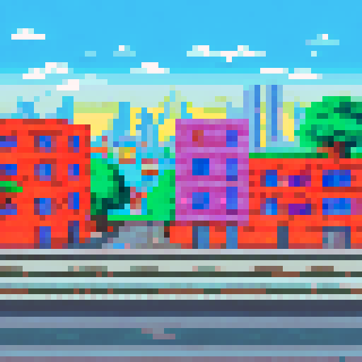 Background of houses in Mexico City