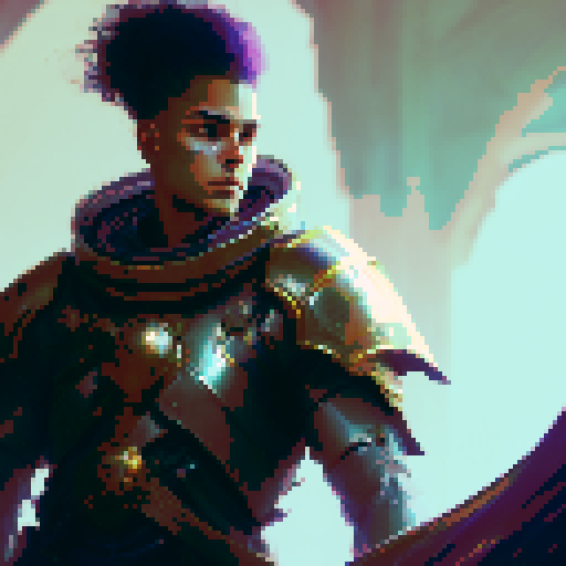 Human Male Paladin, adorned in large plate armor, emanating a godly aura, basked in the radiant sunlight, wielding a mighty mace, In a stoic pose, ready for battle in a fantasy Medieval RPG style