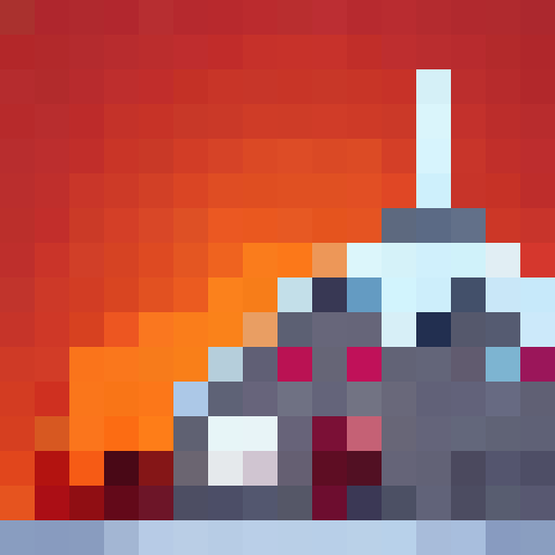 cozy house covered in snow, Christmas decorations, warm glow from the windows, smoke rising from the chimney, snow-covered roof, icicles hanging from the eaves, tree branches dusted with snow, twinkling lights, frosted window panes, pixelated details