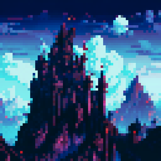 Dark mid evil themed castles