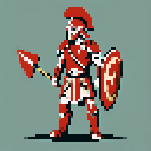 use this reference image of a greek hoplite, but make the armor a darker shade of copper