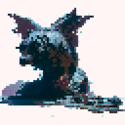 Giant vicious Rat in a dimly lit dungeon