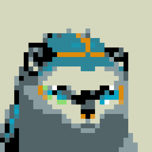 wolf avatar, portrait, glowing eyes