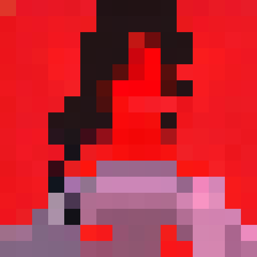 Afro samurai woman, wielding a katana, stands atop a skyscraper in a neon-lit city, her long braids flowing in the wind as she faces off against a horde of robotic enemies with glowing red eyes, all in the iconic Anime Style.