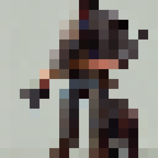 A cowboy with a revolver in his hand