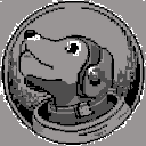 dog, astronaut costume, Dan Hipp style, Leonardo Davinci style, minimalist, black and white, hand-drawn, pixel art, sRGB