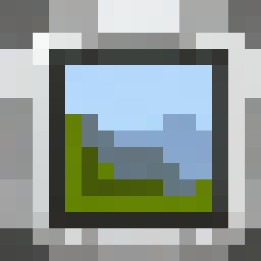 Generate landscape with mountain and lake horses grazing near it