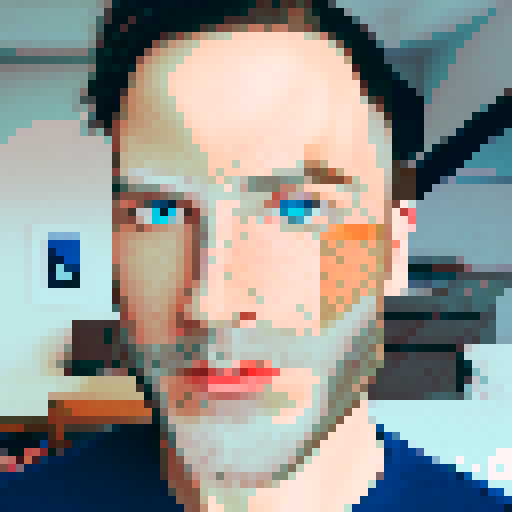 portrait man with blue eyes and beard