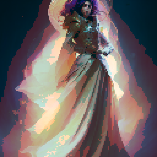 a fairie queen empress casting a major spell dramatic wind and lighting levitation ornate in the style of alphonse mucha