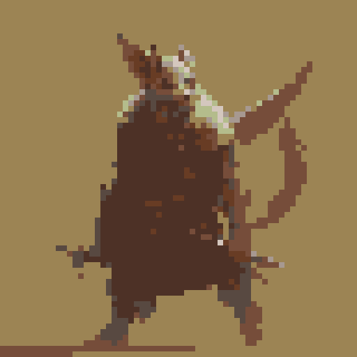 small fantasy icon of ratman archer with bow