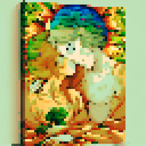 Create images with twinflames incorporated in the painting of yin and yang in middle and maybe gaia tree forming twinflames having their arms around yin and yang symbol?