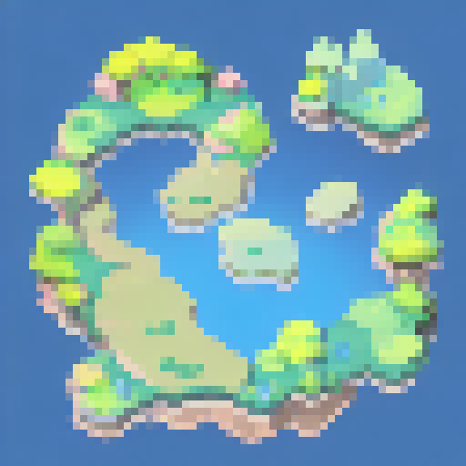 Create a 2D vectorized image of the Gran Canaria Island's silhouette filled with circles using a green color palette. It's crucial that the circles form the exact shape of the island, highlighting its unique outline. The image should have a non-realistic style and focus on the island's form.