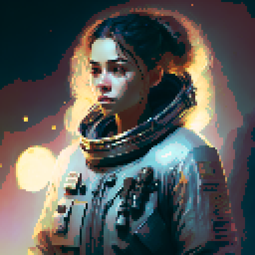 Девушка в крови смотрит на гильотину