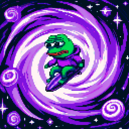 Pepe flying around