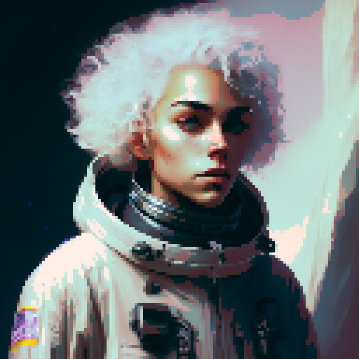 boy antisocial white hair blue eyes