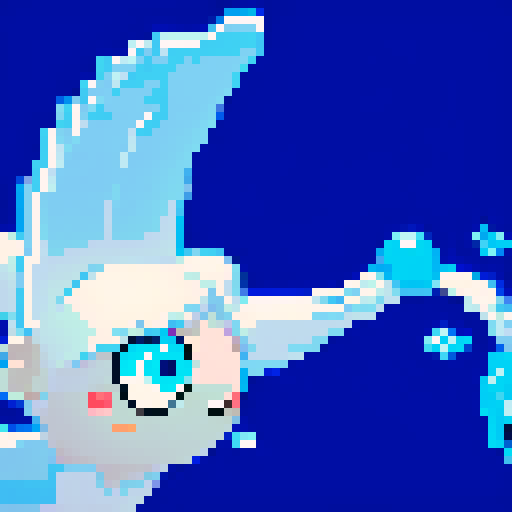 water Leaper face light background