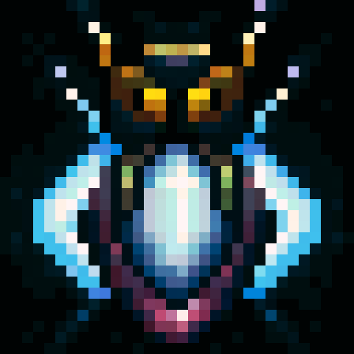 32x32 pixel art, sRGB, close up, portrait, skill art, game icon, Summon HoneyBee SPell Icon