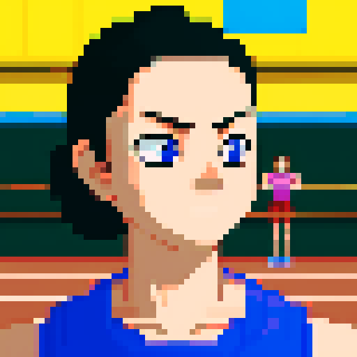 one person doing gym