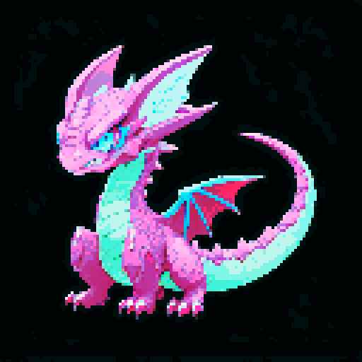 A fierce dragon with electric blue scales and crackling energy surrounding its body. It has sharp, piercing eyes and a menacing expression, with lightning bolts dancing around its wings and claws. No background.
