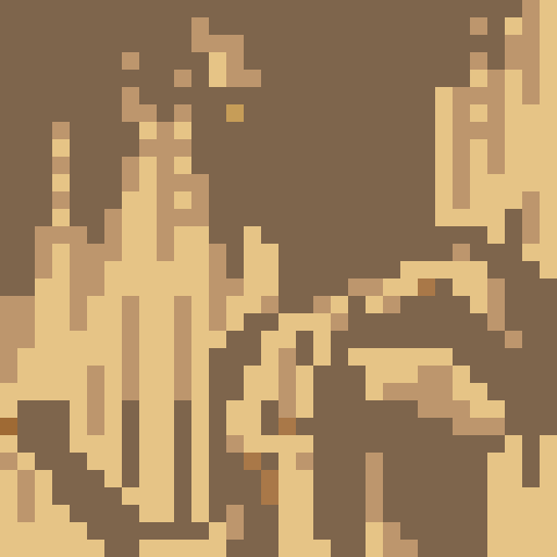 Human figure , faceless, nude, wielding a bow or throwing object, targeting animal, greenery background, pixel art, sRGB