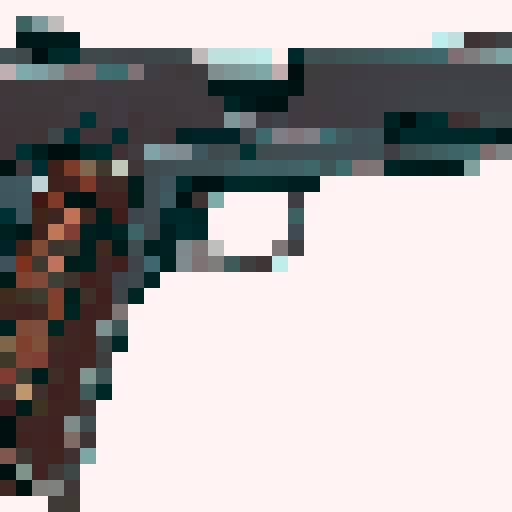 The M1911 is a short-recoil operated, locked breech, semi-automatic pistol. It has a single action trigger with a frame-mounted manual safety that locks the sear to the hammer as well as preventing slide movement when engaged. The manual thumb safety may be engaged only when the hammer is fully back. An additional "grip" safety is incorporated into the rear of the grip that locks the trigger when the gun is not held in the hand properly.