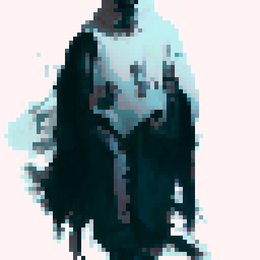 Hovering hooded ghost enemy