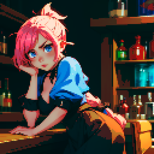 Bartender platformer game