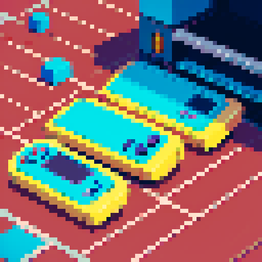 Retro game cartridges, broken, lying in the street