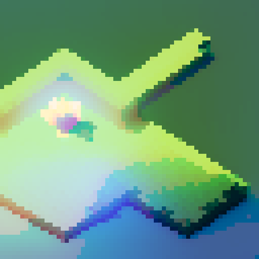 A green healing ray that appeared from the sky