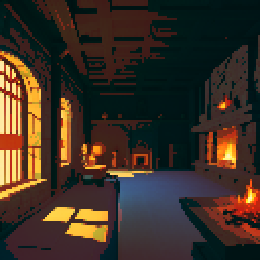 forge, smithing, building, inside, fire, instruments, medieval