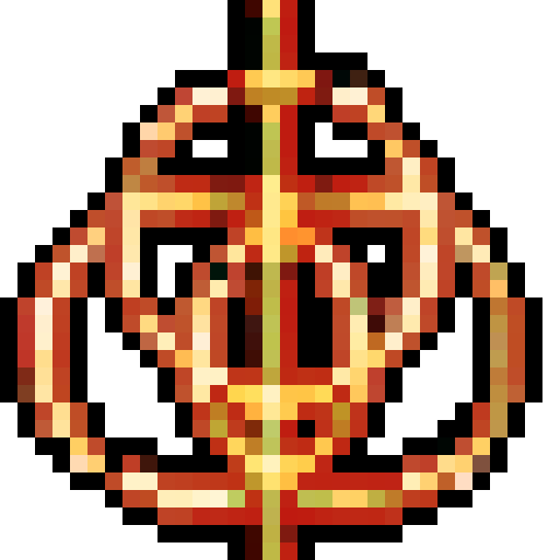 elden ring rune, dark background, game icon, 32x32 pixel art, sRGB, skill art, close up, portrait