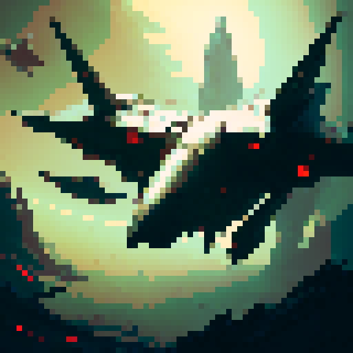 A shield-like red target for a video game, illustration,2d