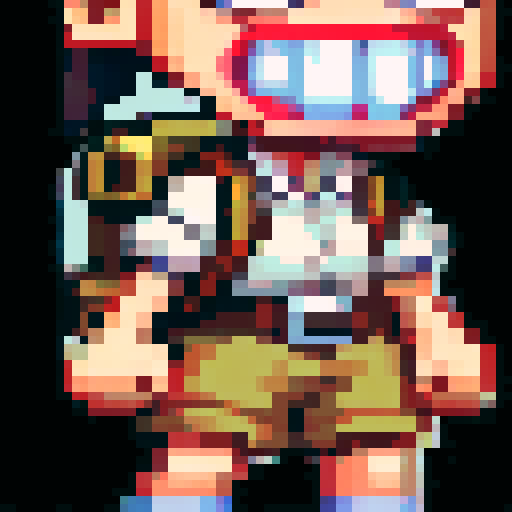 Complete caracter for a 2d platformer game
