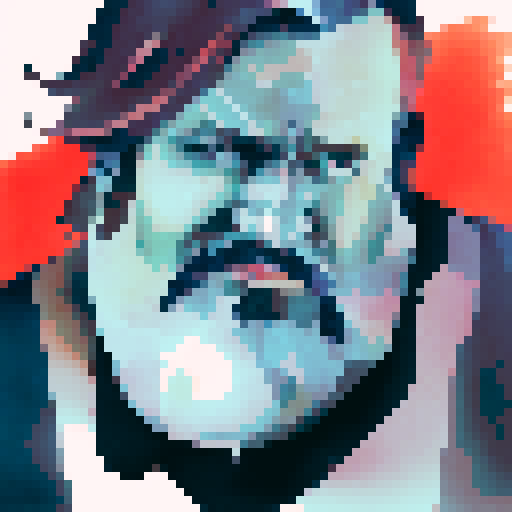 Create a satirical, caricatured image of an entrepreneur undergoing a dramatic transformation. On the left side of the image, portray the entrepreneur with features reminiscent of Satan, symbolizing his negative and harmful business practices. Surround him with chaos, such as aggressive drivers and disarrayed cars, to reflect the destructive nature of his earlier ventures. On the right side, transform the entrepreneur to resemble a figure akin to Jesus, symbolizing his redemption and positive ch