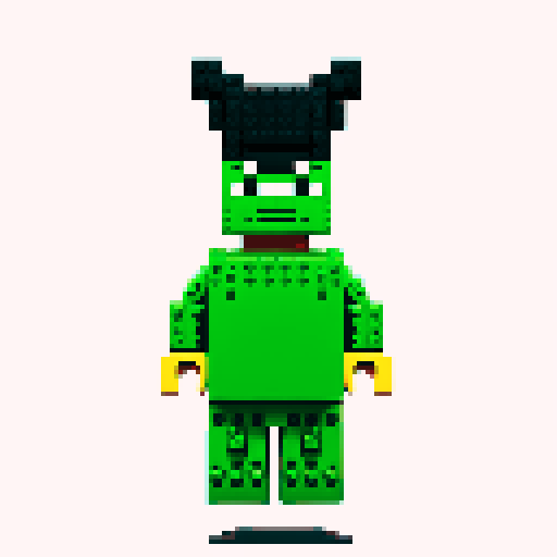 hulk lego pixel