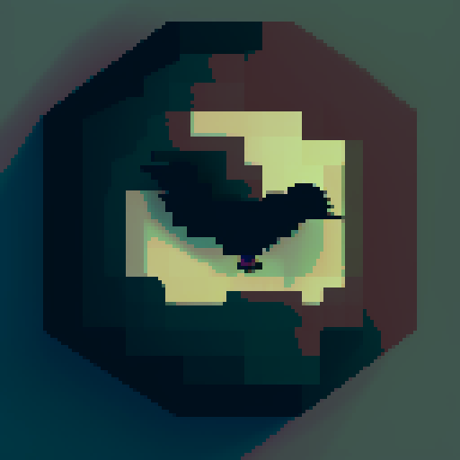 A huge raven like a black cloud