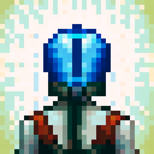 steel helmet, game icon, 32x32 pixel art, sRGB, skill art, close up, portrait