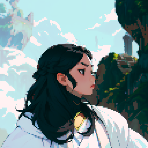 Southeast Asian woman, long wavy hair, White skin, oval face, black eyes, age 20, wearing a robe, blank face