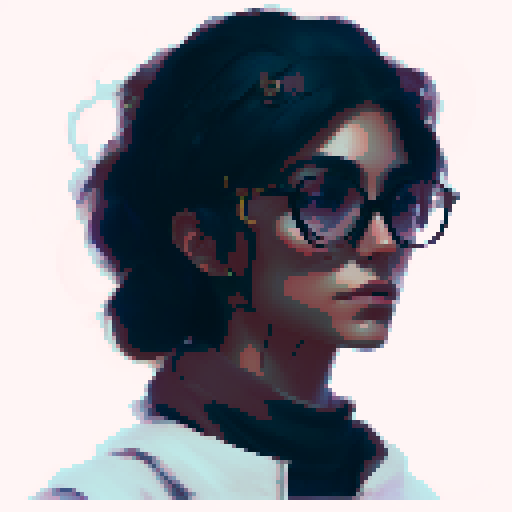 college student with spectacles