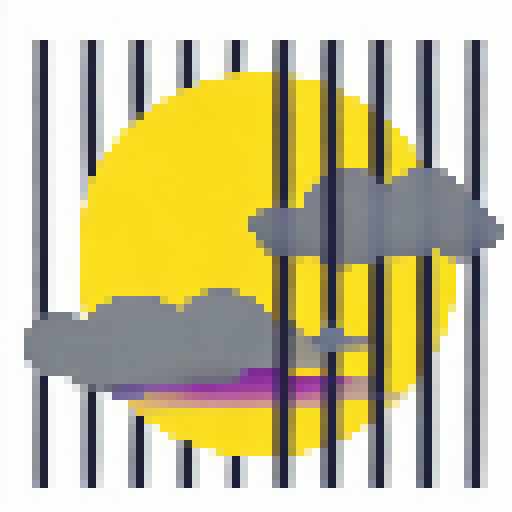 Sun's last rays paint the sky in fiery colors, illuminating wispy clouds that slowly vanish, leaving behind a tranquil horizon.