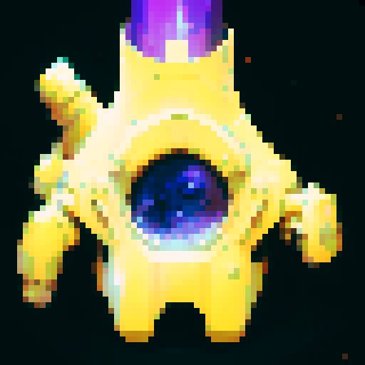 Sand guy with a tray on his head and cristal on his chest funny looking