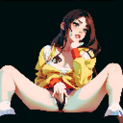 sexy girl in underwear fingering herself
